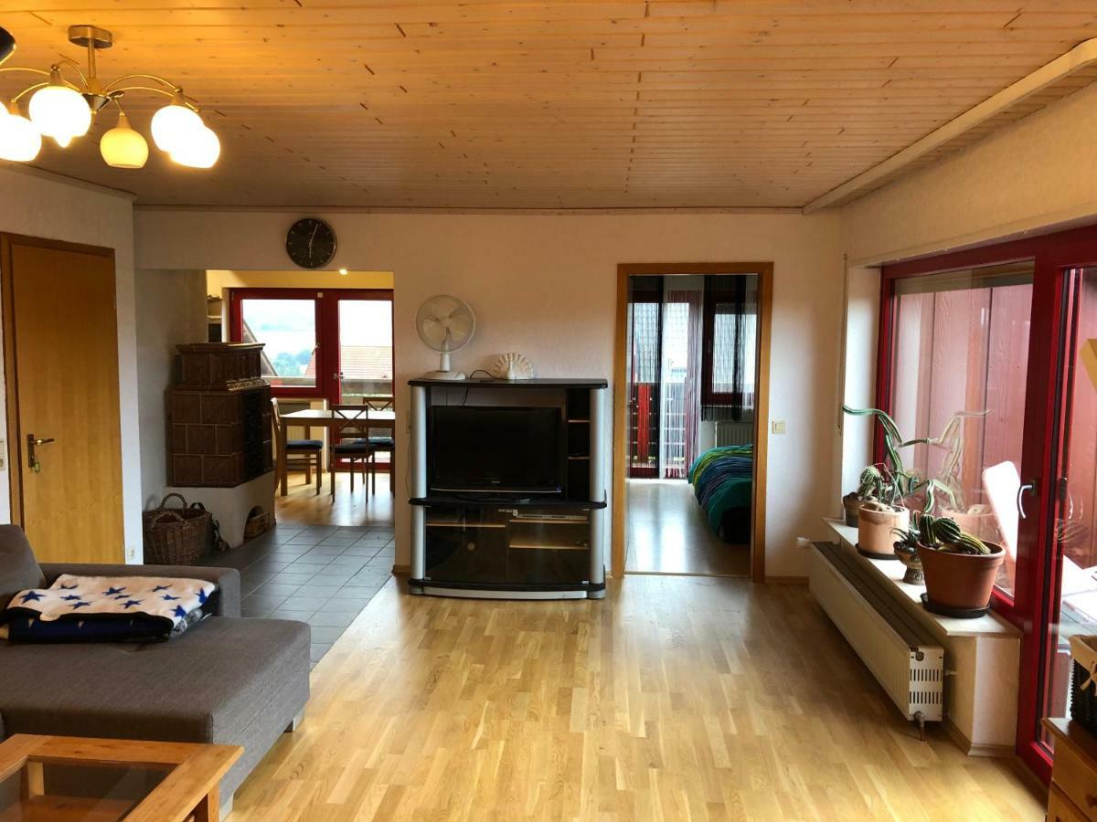 Natuerlicher Holzkomfort Im Hessischen Kegelspiel Hünfeld Extérieur photo
